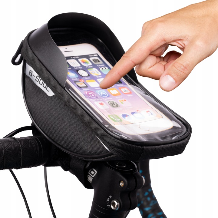 CYKLISTICKÁ TAŠKA NA TELEFON S RÁMEM POUZDRO DRŽÁK NA BRAŠNA NA ŘÍDÍTKA 0,75L LEVNĚ