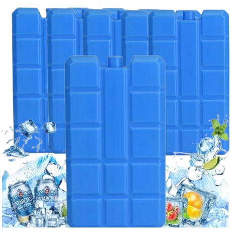 CHLADÍCÍ VLOŽKY SET 6x 400 ml MRAZÍCÍ DO CHLADNIČEK TURISTICKÝCH BATOHŮ