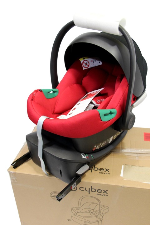 Cybex ATON B2 I-SIZE incl. BASE ONE 2023 Dynamic Red|mid red SLEVA