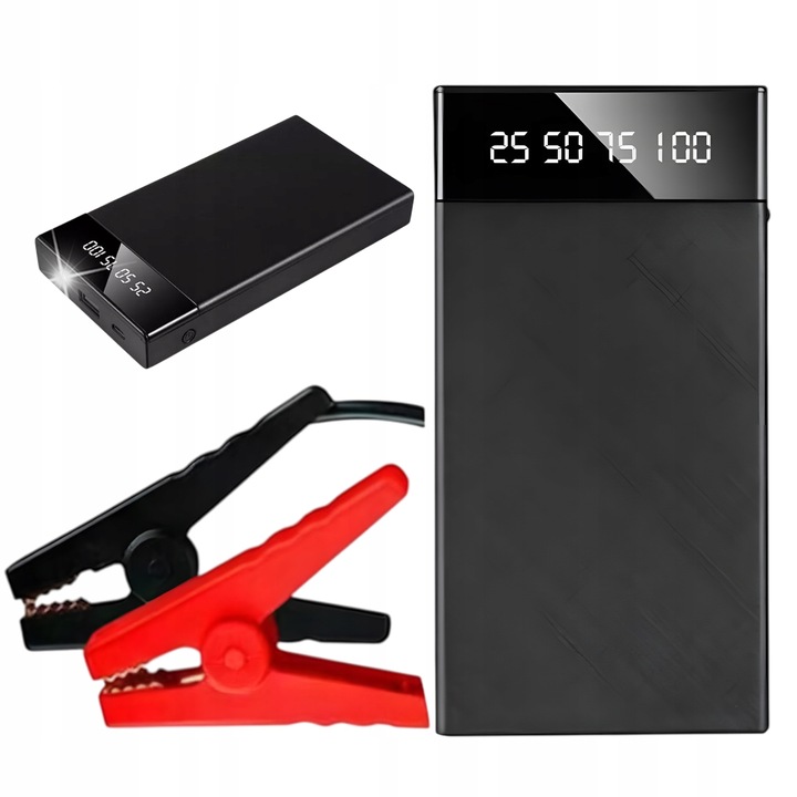 COCY-Q19 Startovací Booster 1000A/2000A PowerBank 16000mAh s Kompresorem