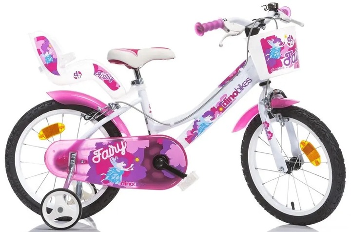 Dětské kolo Dino Fairy kolo 16" růžové