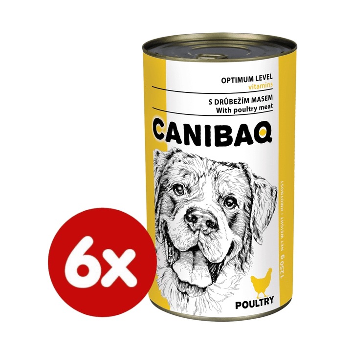 Dibaq CINIBAQ Classic Drůbeží 6x1250 g AKCE
