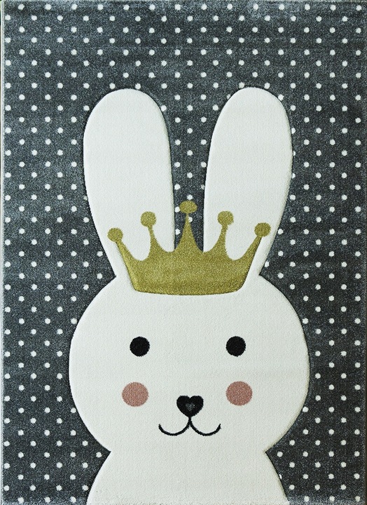 Dětský kusový koberec 160x230 DORRIS 7 - šedý