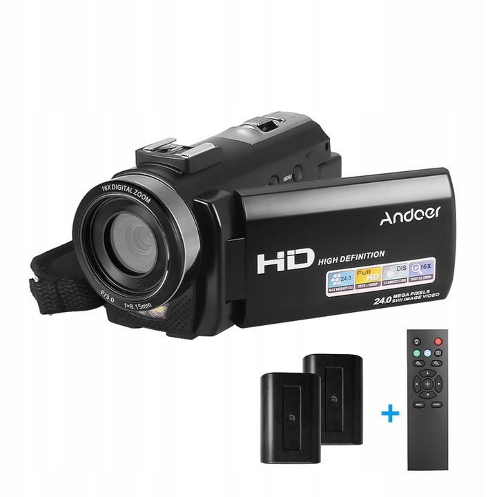 Digitální kamera Full HD Andoer HDV-201LM