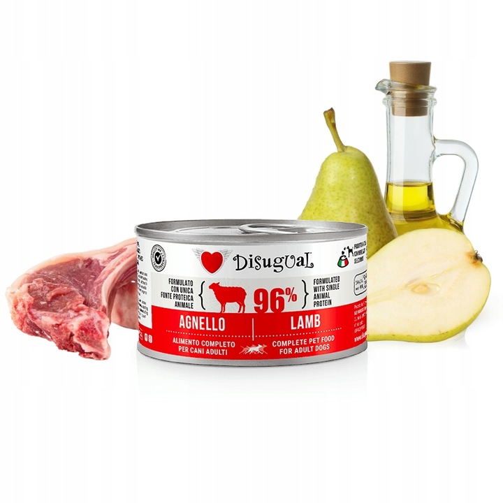Disugual Lamb with Pear 150g Krmivo mokré pro psy s ovocem