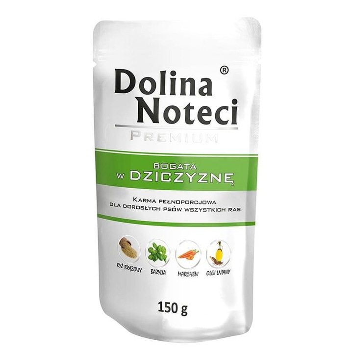 Dolina Noteci Premium krmivo pro psy Bohaté na ZVĚŘINU bez obilovin 150 g