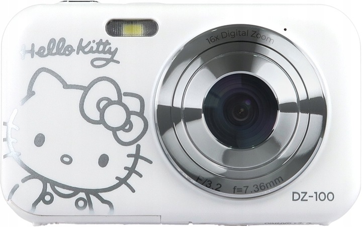 Digitální fotoaparát Yashica DZ-100 x Hello Kitty (bílý)