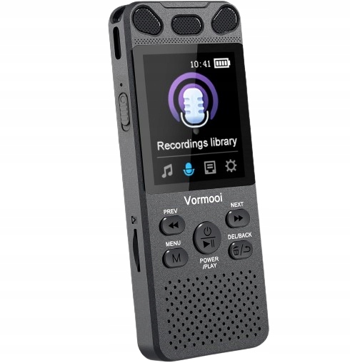 Digitální hlasový záznamník 64GB s funkcí přehrávání