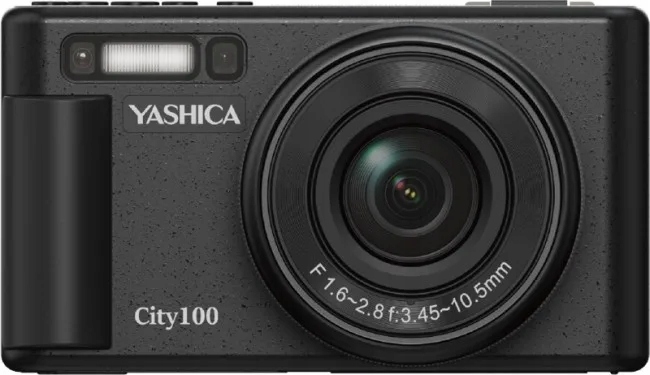 Digitální kompaktní fotoaparát YASHICA City 100 Černý