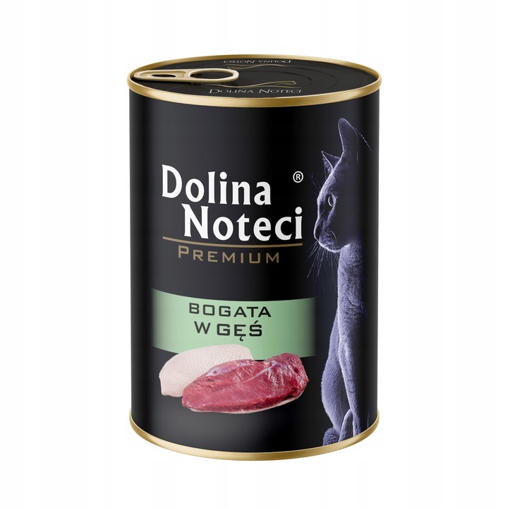 Dolina Noteci PREMIUM mokré krmivo pro kočky bohaté na husu 400 g *NOVINKA* LEVNĚ