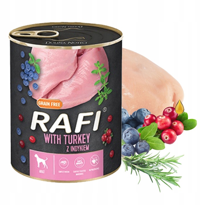 Dolina Noteci Rafi Krůta Vlhké krmivo pro psy 800 g