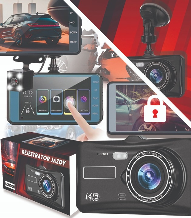 DOTYKOVÝ VIDEOREKORDÉR JÍZDY MenuPL VIDEOREKORDÉR COUVACÍ KAMERA