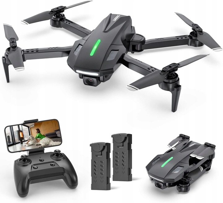 DRON S KAMEROU HD 1080P D70 FUNKCE TAP FLY OTÁČENÍ O 360° DEERC