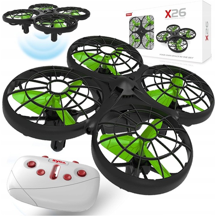 Dron Syma INTELIGENTNÍ RC DRON SYMA x26, dosah 70 m, baterie 380 mAh
