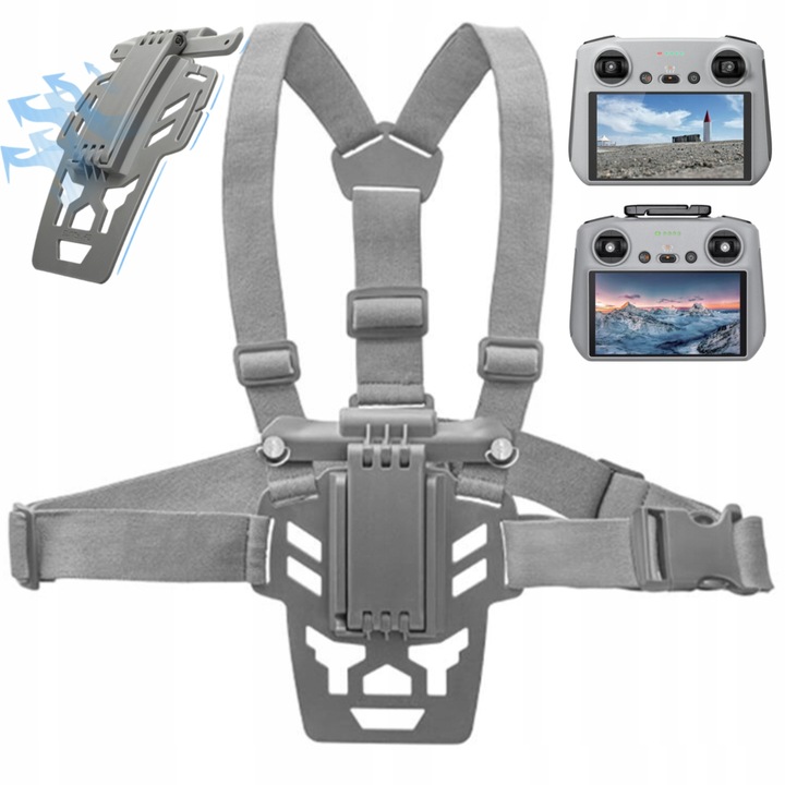 Držák / Upevnění na Hrudník - Popruhy pro DJI RC / RC 2 - MINI 3 4 PRO nejlevnější