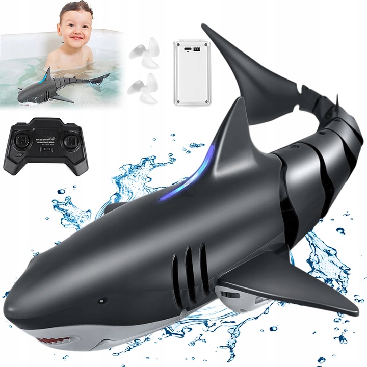 DÁLKOVĚ OVLÁDANÁ HRAČKA ŽRALOK VANY WHALE SHARK + DÁLKOVÉ OVLÁDÁNÍ