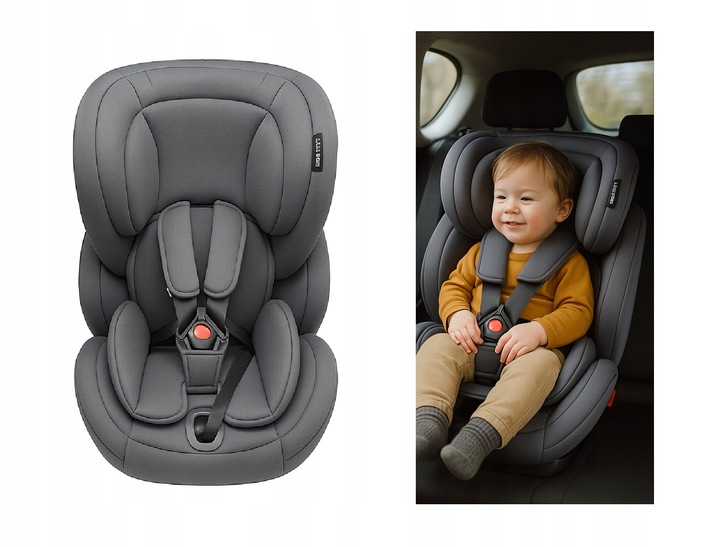 Dětská autosedačka Hot-Mom 0-36 kg Do 12 let Otočná 360 Šedá