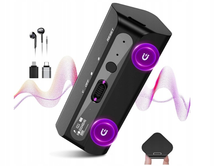 DIGITÁLNÍ DIKTAFON ZIPCIDE L516 128GB TROJITÁ REDUKCE ŠUMU DSP 4.0 ČIP SLEVA