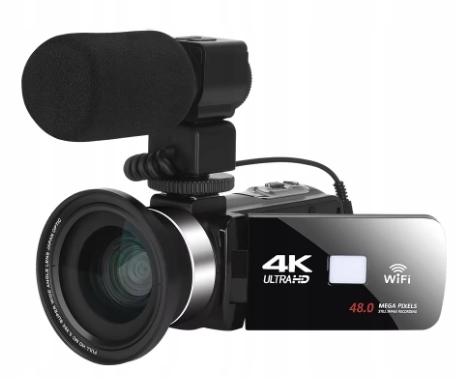 DIGITÁLNÍ KAMERA HDV900 VIDEOREKORDÉR OTÁČENÍ O 270° 4K ULTRA HD CMOS 48 MP