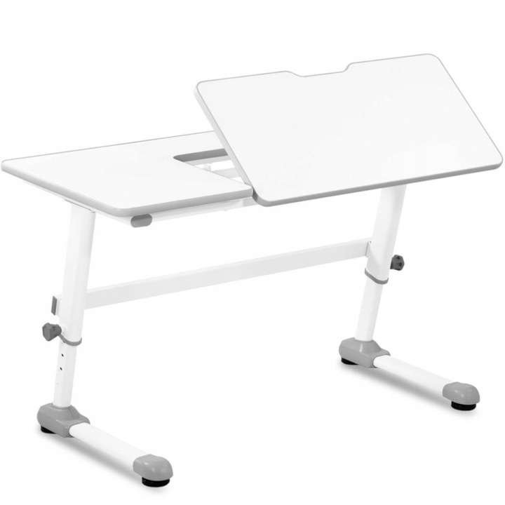 DĚTSKÝ PSACÍ STŮL S NASTAVITELNOU DESKOU A VÝŠKOU 120 X 66 X 60-76 CM