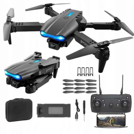 Dron Memfis E99 Pro dron 1800mah kamery baterie dálkové ovládání 200 m 1800 mAh