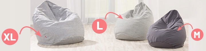Dekoria Sedací vak růžový velikost XL