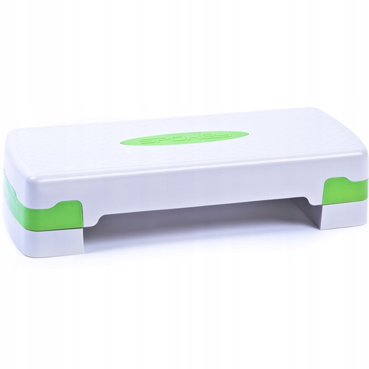 Dvoustupňový krok Spokey Basic IV bílo-zelený 920946