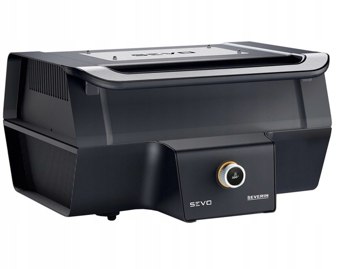 Elektrický stolní gril Tradiční velký černý Severin PG 8106 3000W