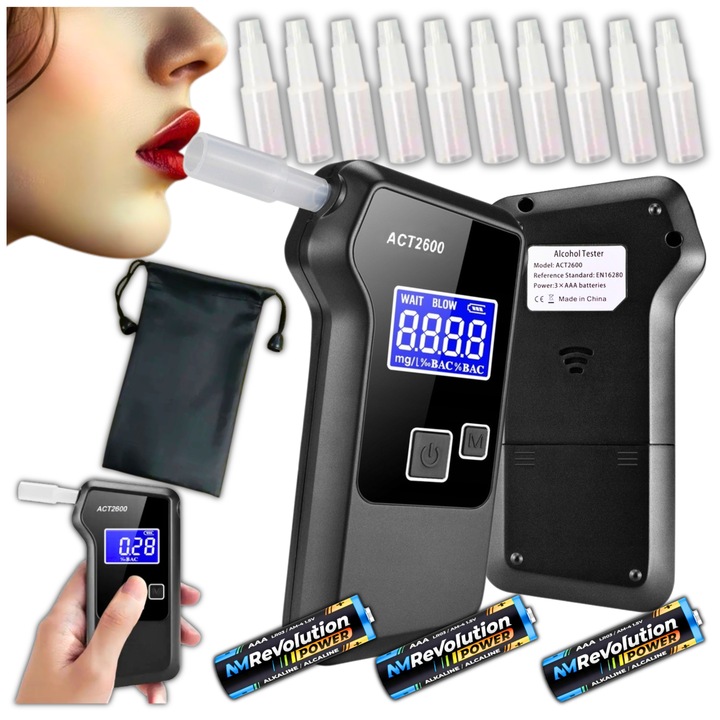 ELEKTROCHEMICKÝ ALKOHOLTESTER ACT2600