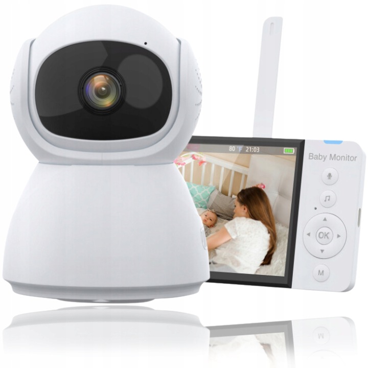 ELEKTRONICKÁ ELEKTRICKÁ CHŮVIČKA S OTOČNOU KAMEROU A MONITOREM PRO POZOROVÁNÍ