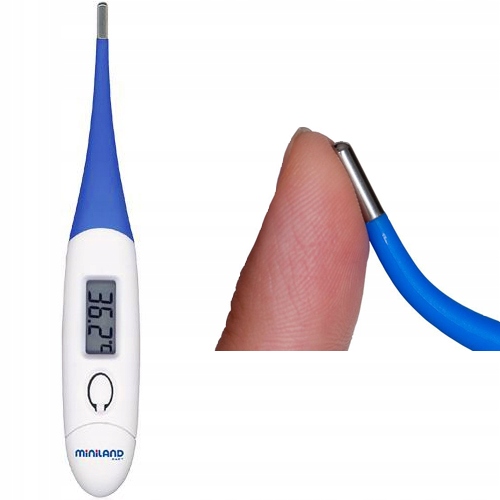 ELEKTRONICKÝ FLEXIBILNÍ TEPLOMĚR S FLEXIBILNÍ KONCOVKOU