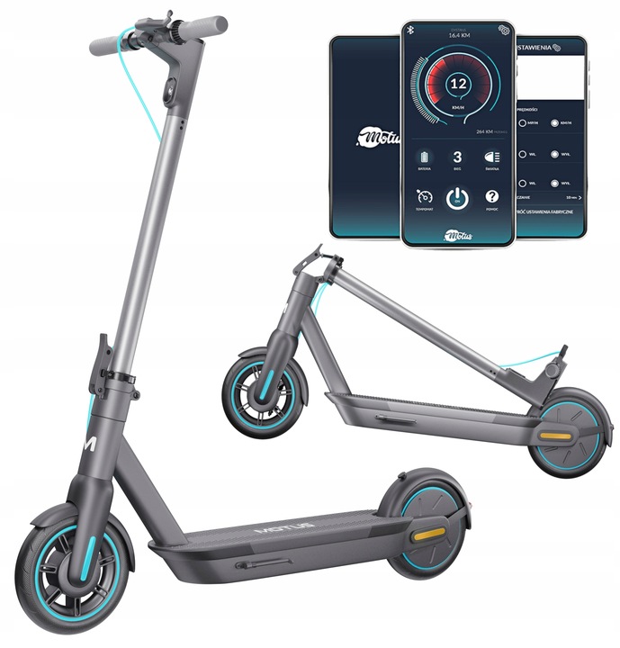 Elektrická koloběžka Motus Scooty 2022, držák, dojezd až 60 km, 700 W