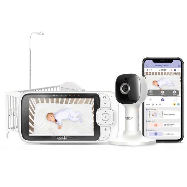 Elektronická chůvička Hubble Connected Nursey Pal Skyview