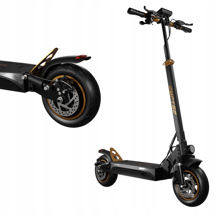 Elektrická koloběžka Monos Copper 2025 – dojezd 80 km, pneumatiky 10", 20 km/h AKCE