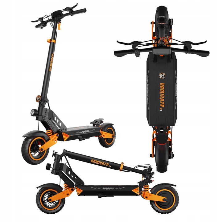 Elektrická koloběžka 1400 W Peak Kamikaze K1 2025 48V 15Ah, dojezd 60 km