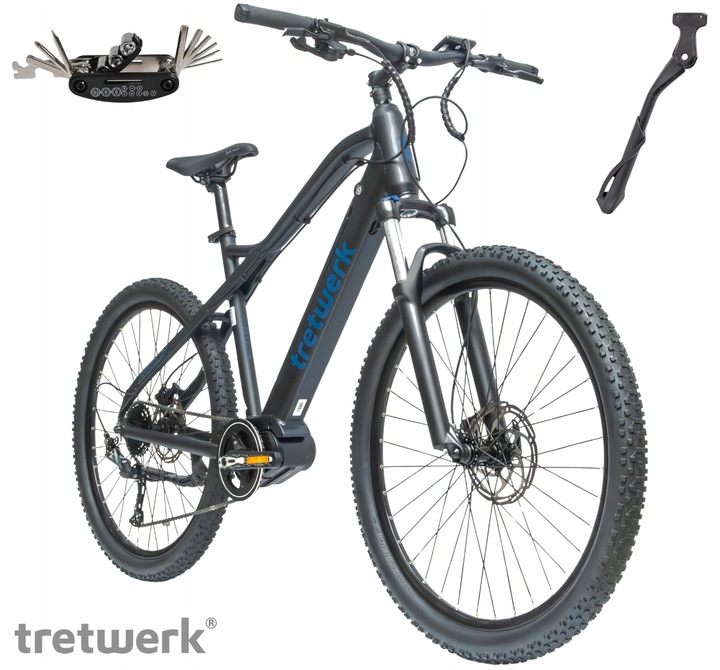 Elektrokolo Pánské Dámské Horské 27,5" Hliník 250 W Hydraulika LCD