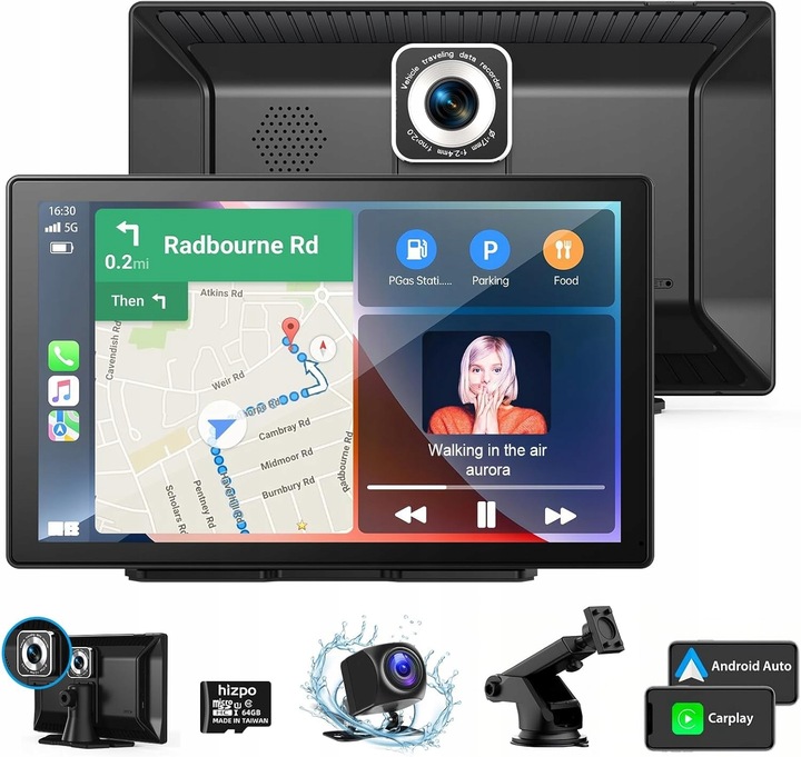 Eonon 9,33" IPS nastavitelný bezdrátový dotykový displej Carplay