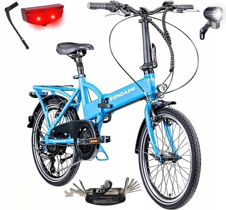 Elektrokolo Dámské pánské skládací kola 20" Alu SHIMANO 250 W Kufr