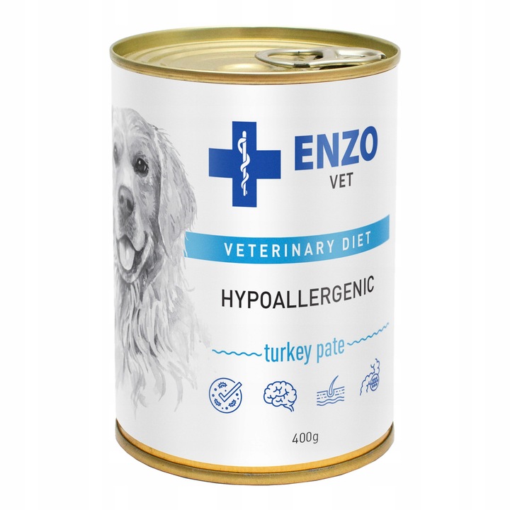 ENZO VET HYPOALLERGENIC krmivo pro psy hypoalergenní KRŮTA 0,4 kg