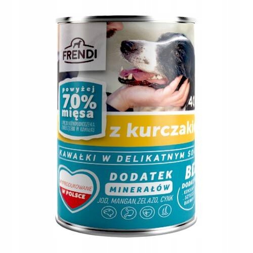 Frendi Vlhké Krmivo pro psa 400 g Kousky v omáčce s kuřecím masem