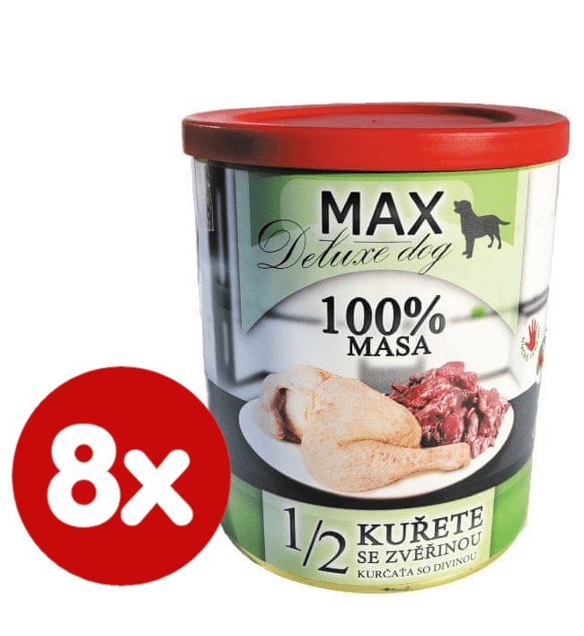 FALCO MAX deluxe 1/2 kuřete se zvěřinou 800 g