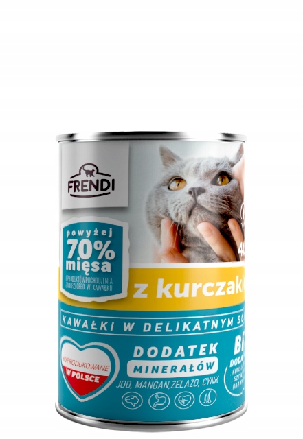 Frendi kousky v jemné omáčce s kuřecím masem 400 g pro kočky