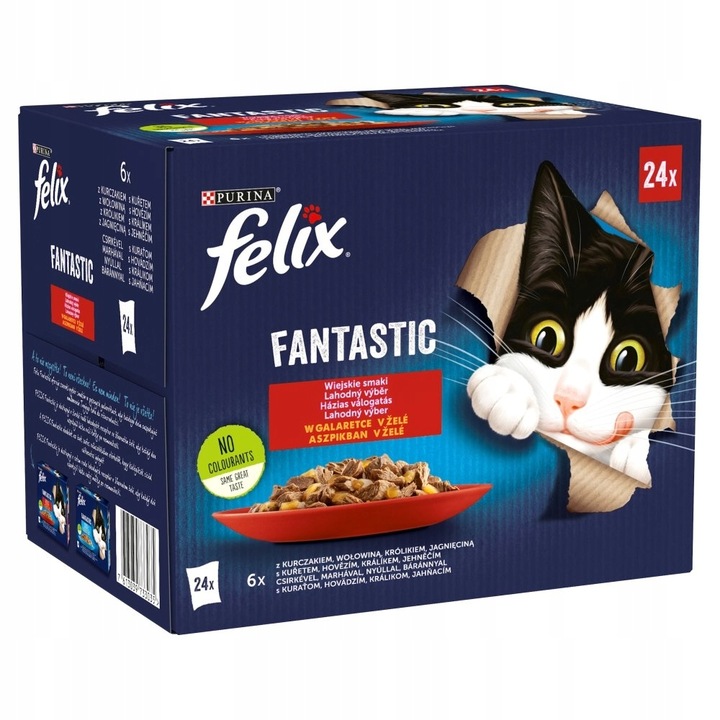 FELIX FANTASTICKÉ VENKOVSKÉ PŘÍCHUTĚ ŽELÉ (24 x 85 g)