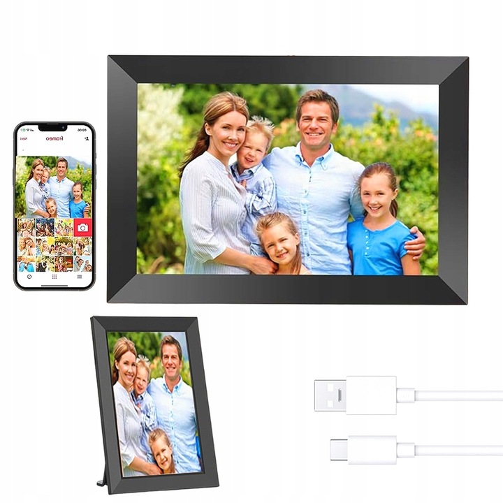 FRAMEO RÁMEČEK 10.1 PALCŮ 1280X800 HD IPS DOTYKOVÝ 32 GB WLAN MIKRO SD