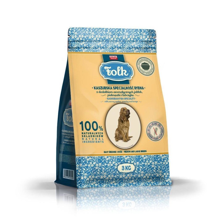 FOLK M&L Kašubská rybí specialita s příchutí jablek 3 kg