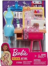 FXP10 BARBIE NÁBYTEK SADA KREJČOVSKÁ DÍLNA
