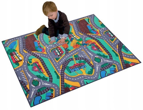 Hrací koberec silnice velký