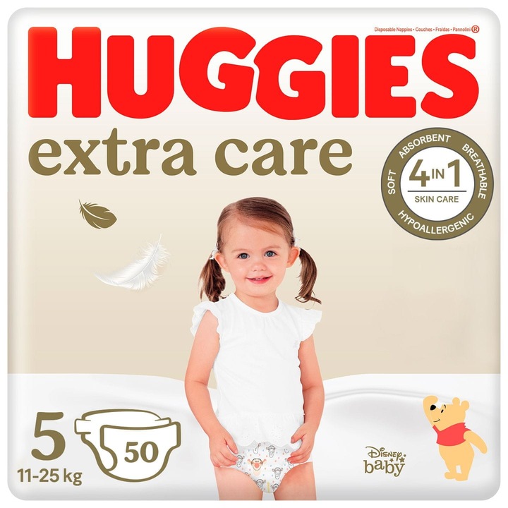 Huggies Extra Care č.5 - 50ks