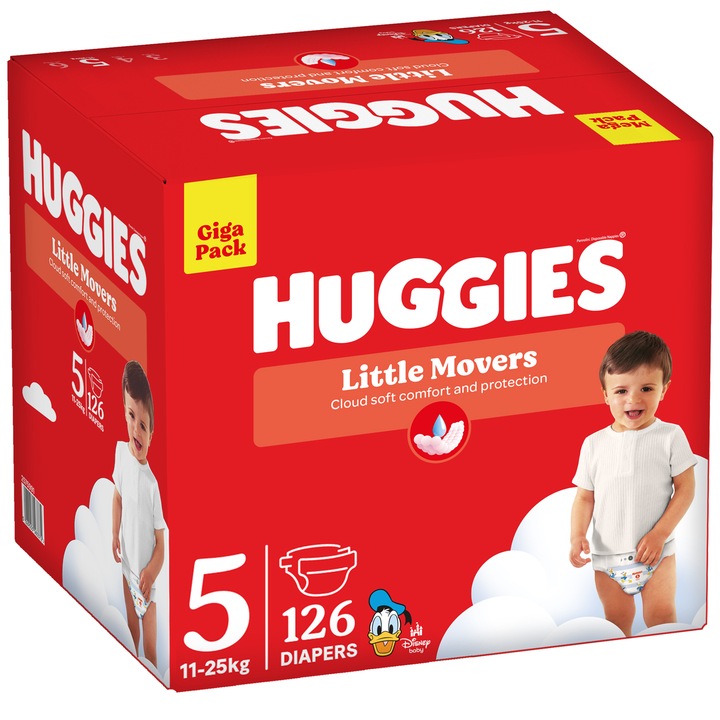 Huggies Little Movers 5 (126) BOX