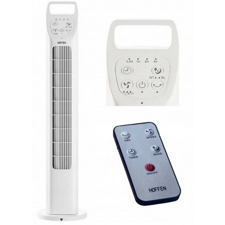 HOFFEN AD-1125 SLOUPOVÝ VENTILÁTOR BÍLÝ